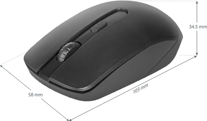 Мышь Defender ISA-135 Wireless Black (52435) - изображение 6