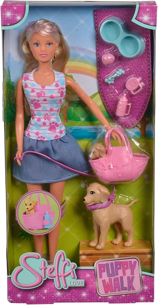 Кукольный набор Simba Steffi Love Штеффи Прогулка семейки любимцев с ...