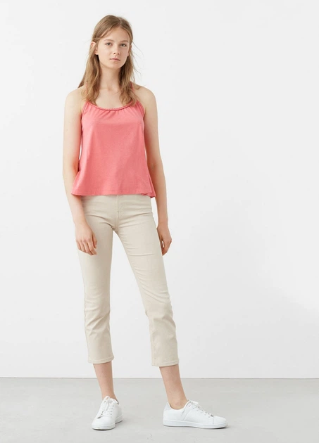 Майка Mango L Розовый 73080102_роз_18 - изображение 3