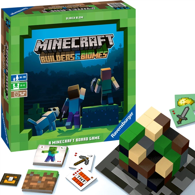 Gra planszowa Ravensburger Minecraft Budowniczowie i Biomy (4005556268672) - obraz 3
