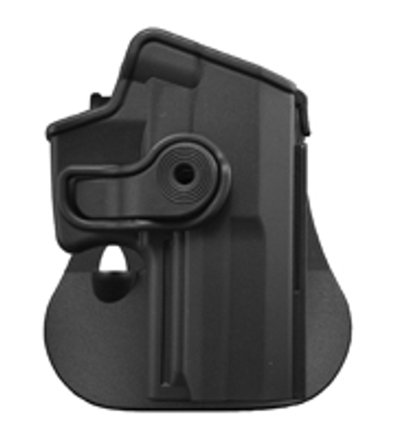 Кобура IMI-Z1150 тактовна полімерна кобура для Heckler & Koch USP Compact 9/40 Чорний - зображення 1
