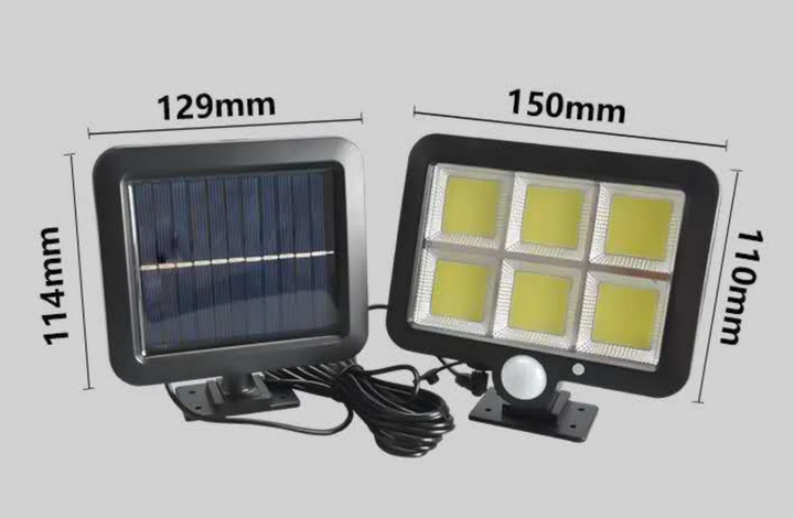 Уличный фонарь с датчиком движения Split Solar Wall Lamp на солнечной батарее nf-160c - изображение 3