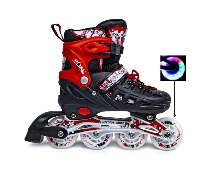 Ролики Scale Sports Red, размер 29-33 