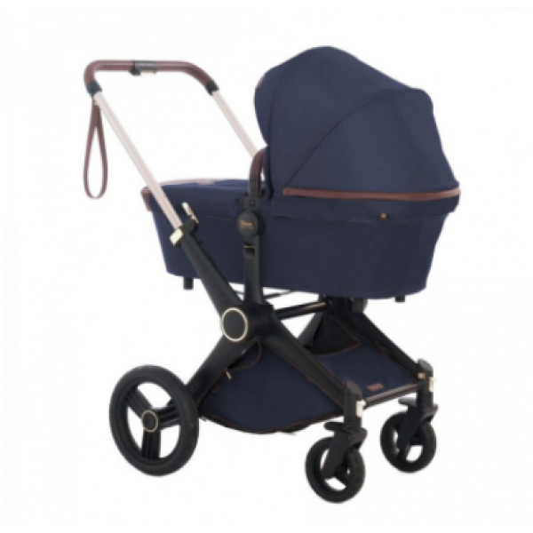 Дитяча Коляска 4в1 Shom Roberto Verino Elegance Midnight Black (Люлька + Прогулянка + Автокрісло + База) (від 0 до 3 років) Синій - Фото 3 Дитяча Коляска 4в1 Shom Roberto Verino Elegance Midnight Black (Люлька + Прогулянка + Автокрісло + База) (від 0 до 3 років) Синій - зображення 3