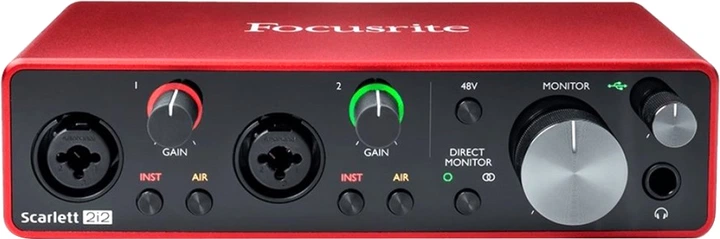 Аудиоинтерфейс Focusrite Scarlett 2i2 3rd Gen (228804