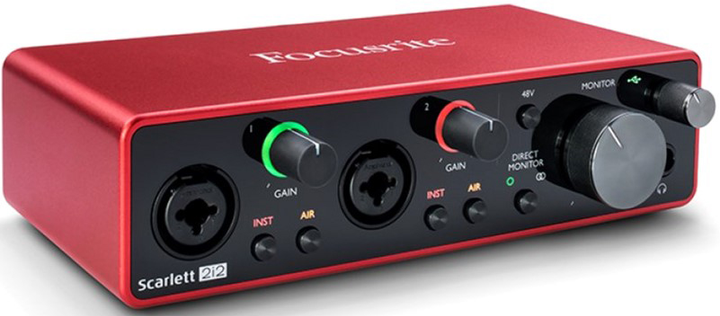 Focusrite　Scarlett 2i2(gen3) Комплект для звукозапису FOCUSRITE Scarlett 2i2 Studio 3rd