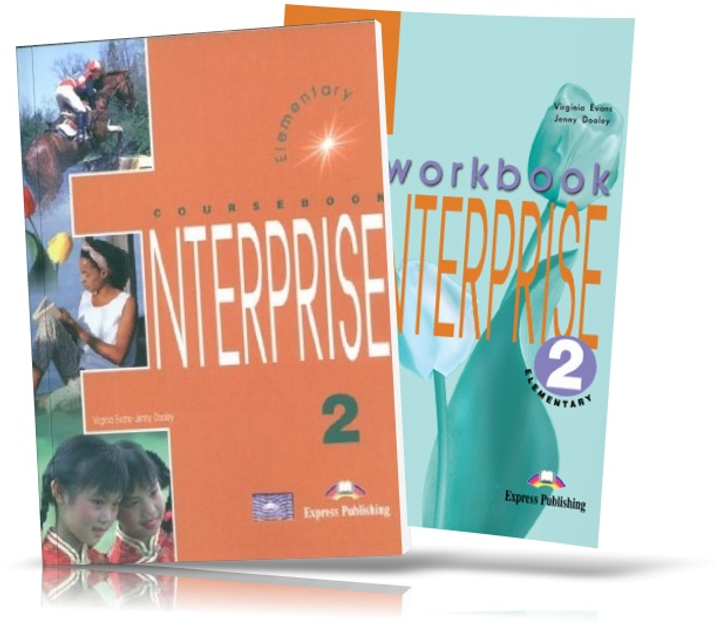 Книга Enterprise 2 Elementary, Coursebook + Workbook / Учебник.