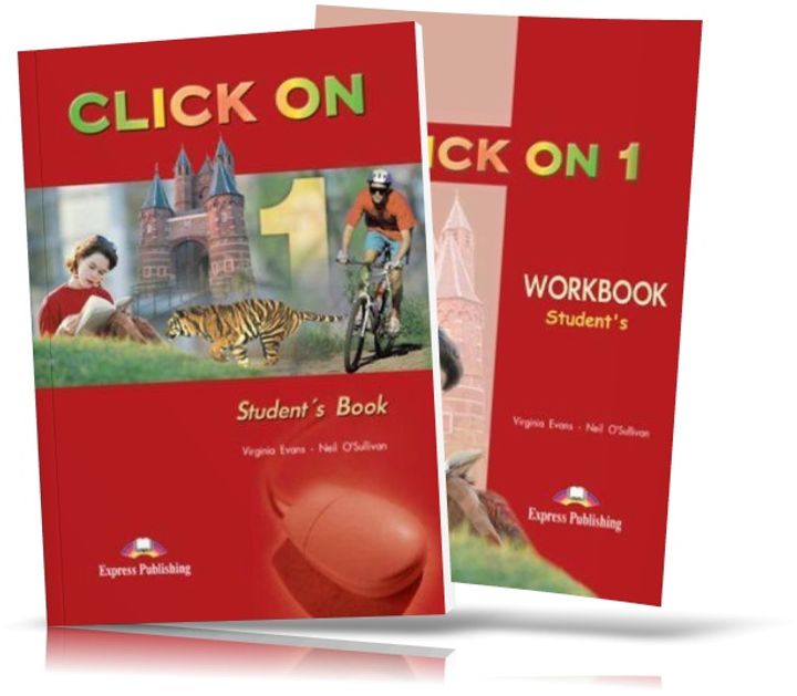 Книга Click On 1, Student'S Book + Workbook / Учебник + Тетрадь.