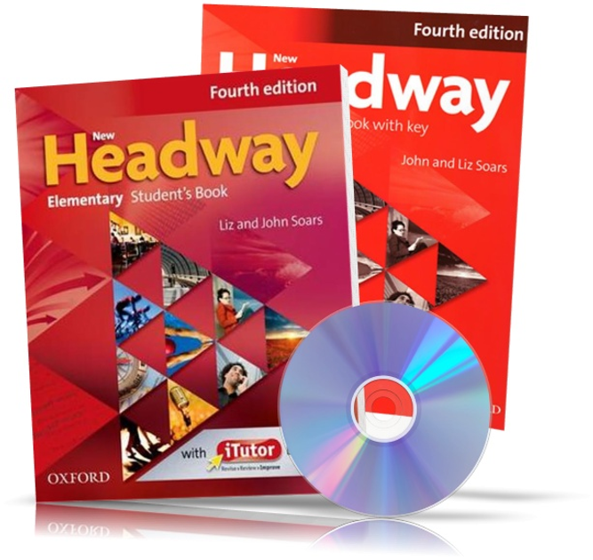 Книга New Headway Elementary, Student'S Book + Workbook + CD.