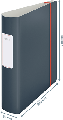 Папка-регистратор Leitz Active Cosy 180° А4+ 82 мм Серая (1038-00-89) - изображение 4