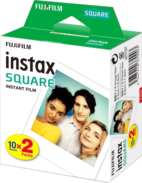 Фотобумага Fujifilm Instax Square 2 х картриджа – фото, отзывы