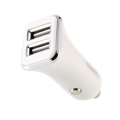 Автомобильное зарядное устройство Remax RCC-203 2.4A 2*USB White - изображение 2
