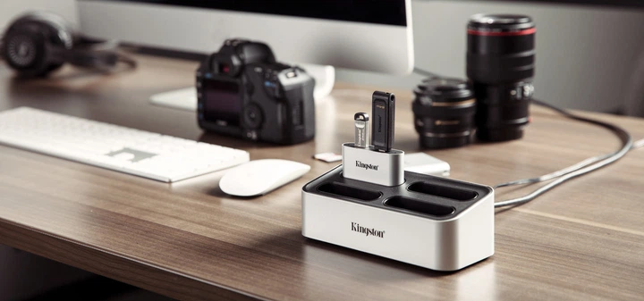 USB-док-станція Kingston Workflow Station з USB Type-A/C хабом (WFS-U) - зображення 6