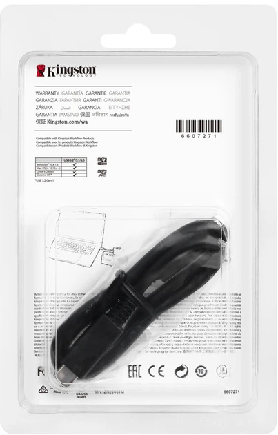 USB-кардридер Kingston Workflow microSD Reader (WFS-SDC) - зображення 4