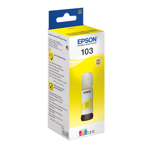 Чорнило Epson 103 for L3100/L3101/L3110/L3150/L3151 65g Yellow (C13T00S44A) - изображение 2