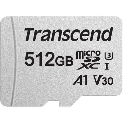 Карта памяти Transcend 512GB microSDXC Class 10 U3 (TS512GUSD300S-A) - изображение 2