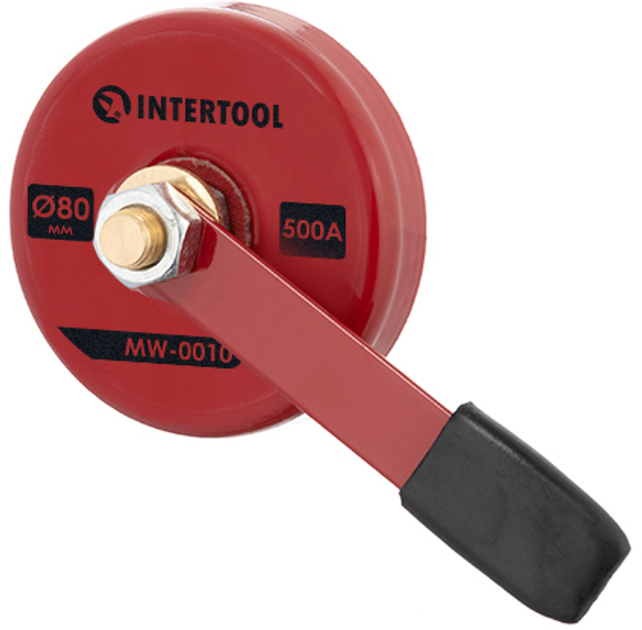Контакт магнитный Intertool с рукояткой 80 мм 500 А (MW-0010) – фото ...