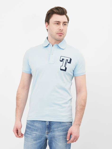 Поло Tommy Hilfiger 10675.6 2XL (52) Голубое - изображение 1