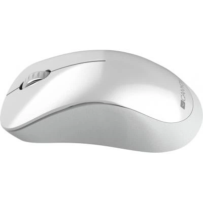 Миша бездротова Canyon CNE-CMSW11PW Pearl White/Grey USB - зображення 3