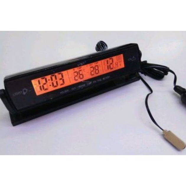 VST-7010V часы авто (температура, будильник, вольтметр)