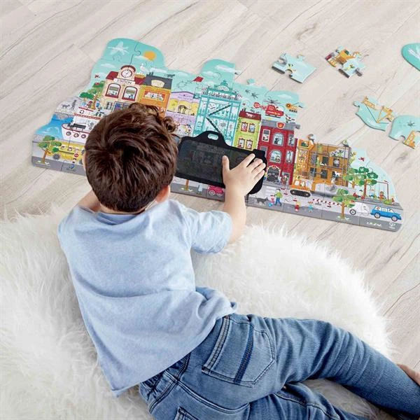 Пазл Hape Городской пейзаж с анимацией 49 эл. (E1629) - изображение 8