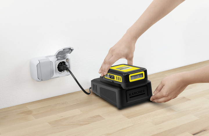 Быстрозарядный комплект для инструмента Karcher 18 В 2.5 Ач (2.445-062.0) - изображение 2