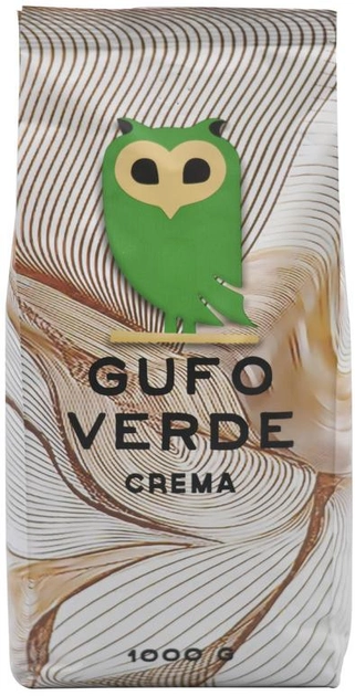 Акция на Кава в зернах свіжообсмажена Gufo Verde Crema 1 кг от Rozetka
