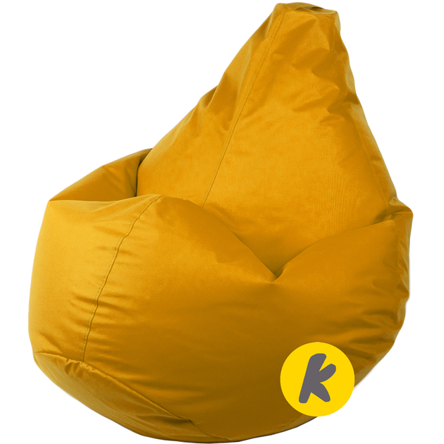 Крісло Груша Kmeshok 130/90 см Жовтий - зображення 1