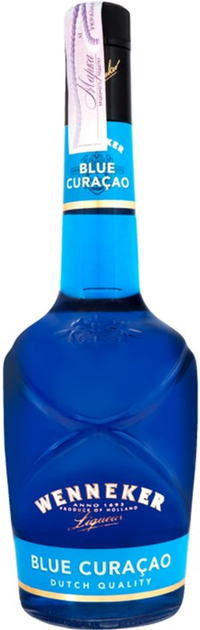 Ликер Wenneker Blue Curacao 24% 0.7 л (8710194012858) - изображение 1