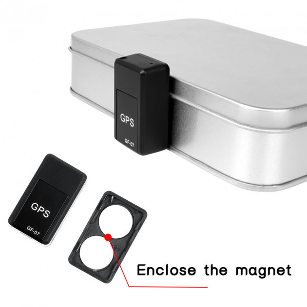 Магнітний GPS мінітрекер Gf-07 GSM сигналізація + мікрофон - зображення 10