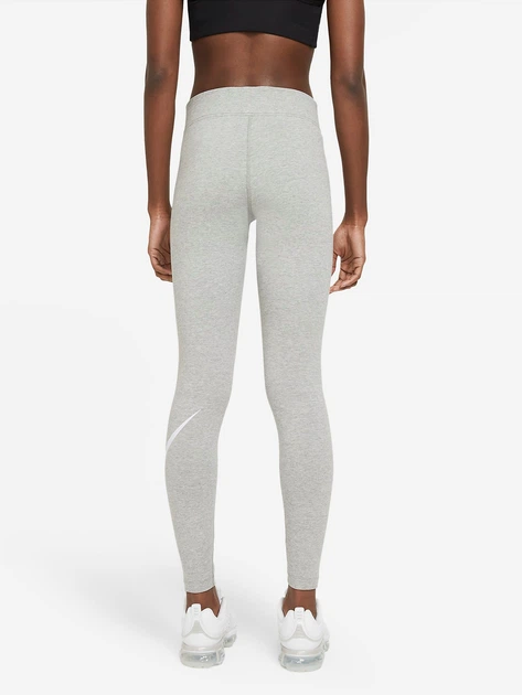 Спортивні легінси жіночі Nike W Nsw Essntl Gx Mr Lggng Swsh CZ8530-063 S Сірі (194502821659) - зображення 2