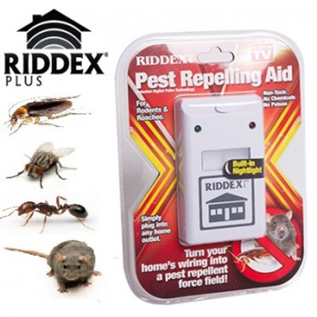 Электронный отпугиватель грызунов Riddex Pest Repelling Aid - изображение 2
