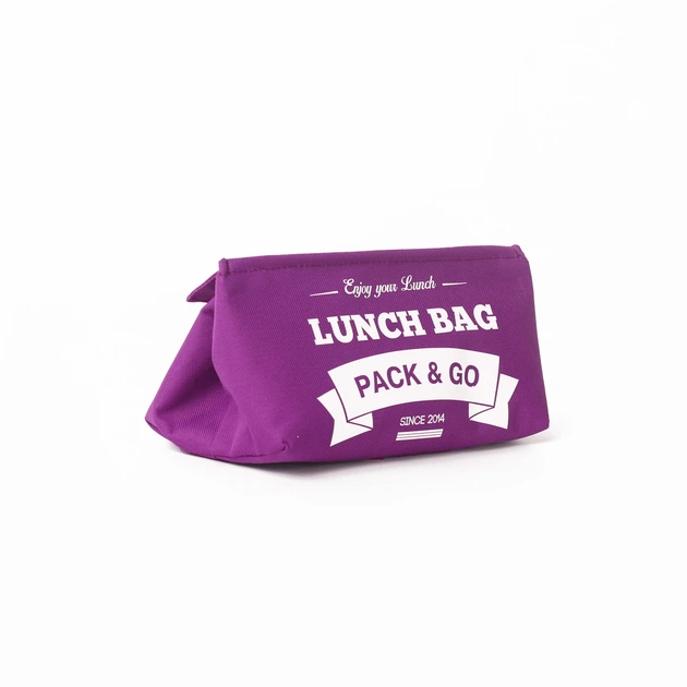 Термосумка Lunch Bag (Ланч Бег) Pack and Go "Lunch Bag S" фиолетовый (LB409) - Фото 3 Термосумка Lunch Bag (Ланч Бег) Pack and Go "Lunch Bag S" фиолетовый (LB409) - изображение 3