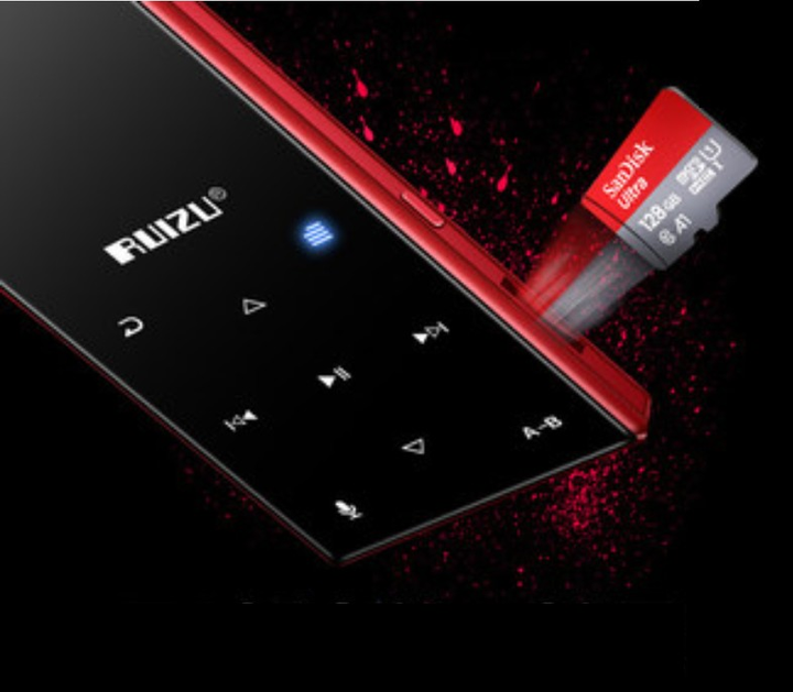 MP3-плеер Ruizu D29 Bluetooth 8Gb с внешним динамиком Красный – фото ...