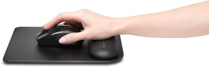 Килимок для миші з подушкою під зап'ястя Kensington ErgoSoft Black (K52888EU) - зображення 3