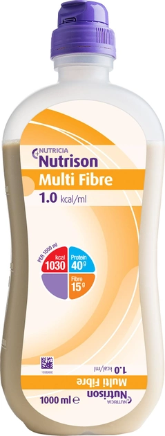 Энтеральное питание Nutricia Nutrison Multi Fibre с пищевыми волокнами 1000 мл (8716900575204) - изображение 1