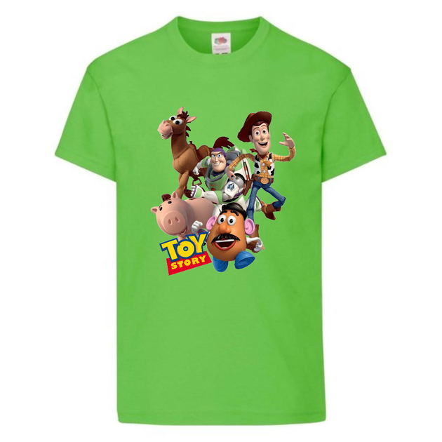 Футболка История игрушек 4 (Toy Story) светлозеленая (TST lgrn 4) 128 ...