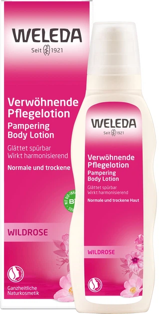 Różowe harmonizujące mleczko do ciała Weleda 200 ml (4001638088572) - obraz 2