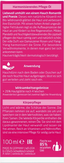Harmonizujący olejek do ciała Weleda Pink 100 ml (4001638099394) - obraz 4