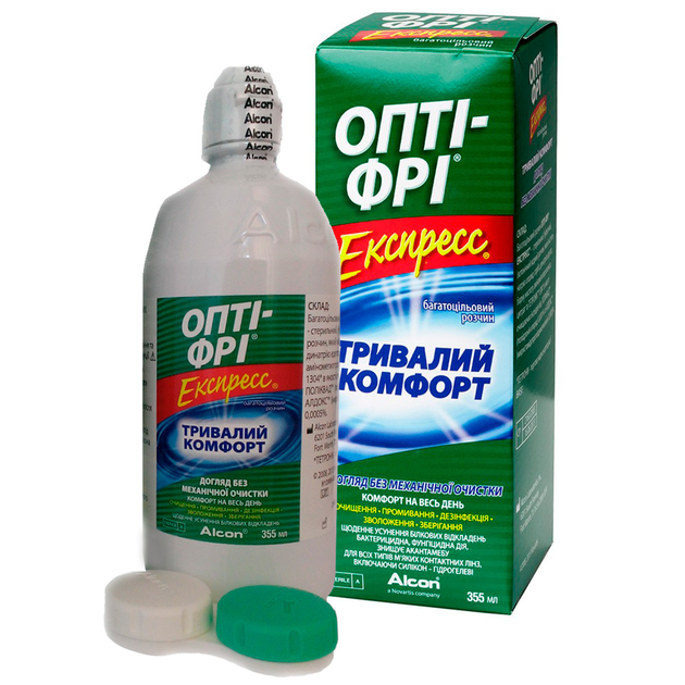 Раствор для контактных линз Alcon Опти-Фри Экспресс 355 ml – купить ...