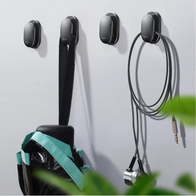 Uchwyt samochodowy Baseus Small Shell Vehicle Hook (ACGGBK-01) - obraz 4