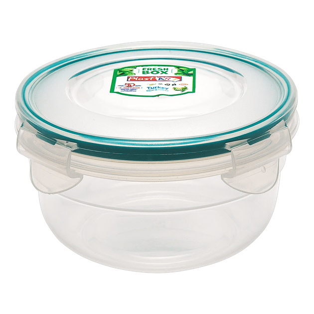 Контейнер Fresh Box круглий 2,3 л прозорий IRAK PLASTIK - зображення 2