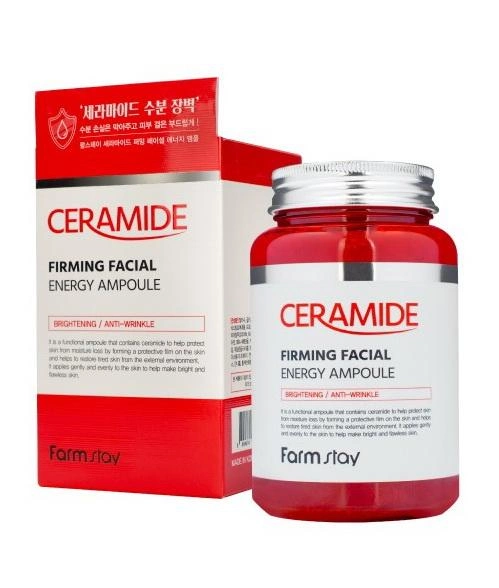 Многофункциональная ампульная сыворотка с керамидами FarmStay Ceramide Firming Facial Energy Ampoule (8809674690751) 