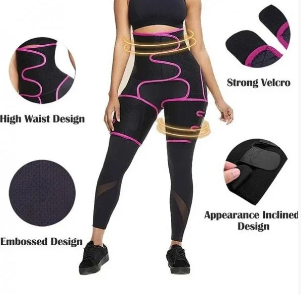 Корректирующий пояс костюм для похудения ADJUSTABLE ONE PIECE WAIST BAND - зображення 2
