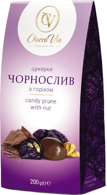 Конфеты Chocco Via Чернослив с орехом 200 г (4820148610871) 