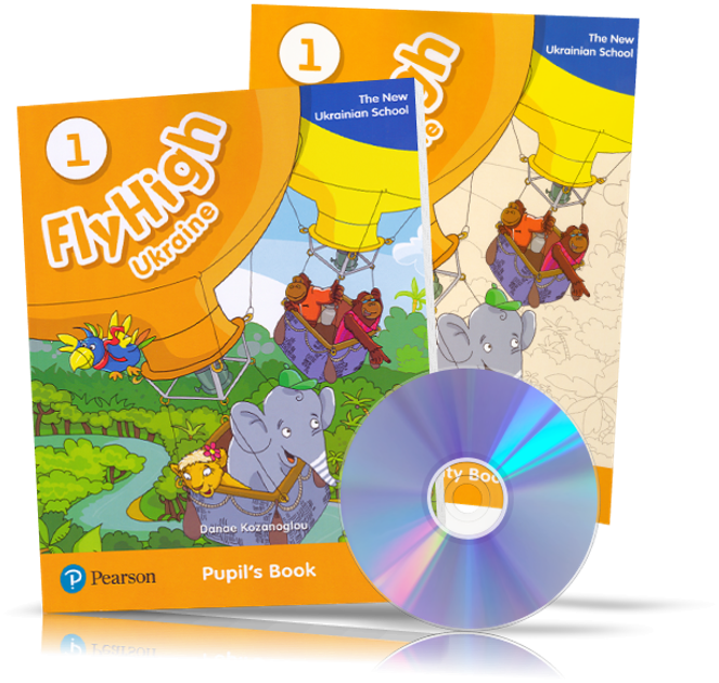 Книга Fly High 1 New Ukrainian School, Pupil'S Book + Activity.