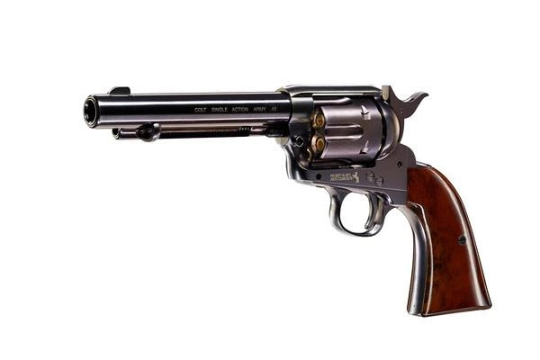 Револьвер пневматический Umarex Colt SAA .45-5.5" pellet Blue finish (5.8321) - изображение 2