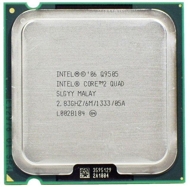 Процессор Intel Core 2 Quad Q9505 2.83GHz/6M/1333 (SLGYY) s775, tray