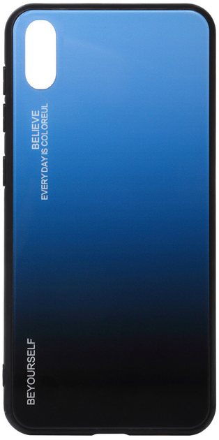 Акция на Панель BeCover Gradient Glass для Vivo Y91c Blue-Black от Rozetka