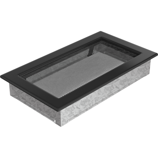 Вентиляційна решітка Kratki чорна 17x30 - зображення 2